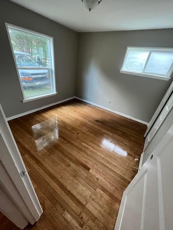 Beautiful refinished hardwood floor